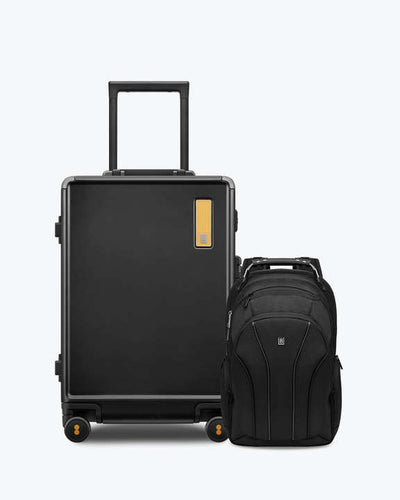 Atlas Laptop Backpack and Hegent Luggage Set