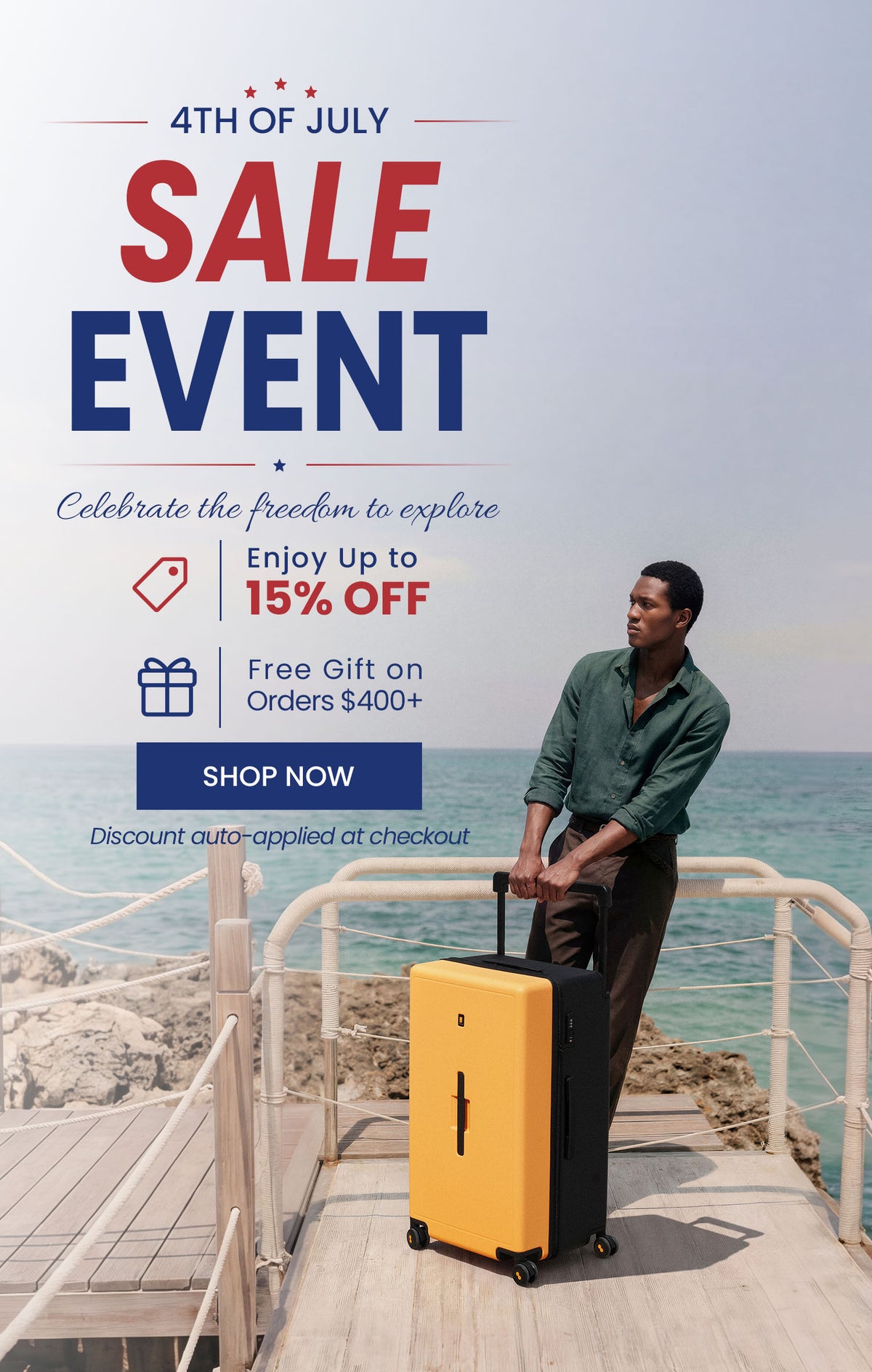 4th of july sale+free gift