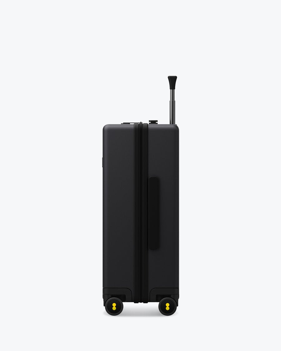 Luminous Textured Carry-On 24'' Black -Side View