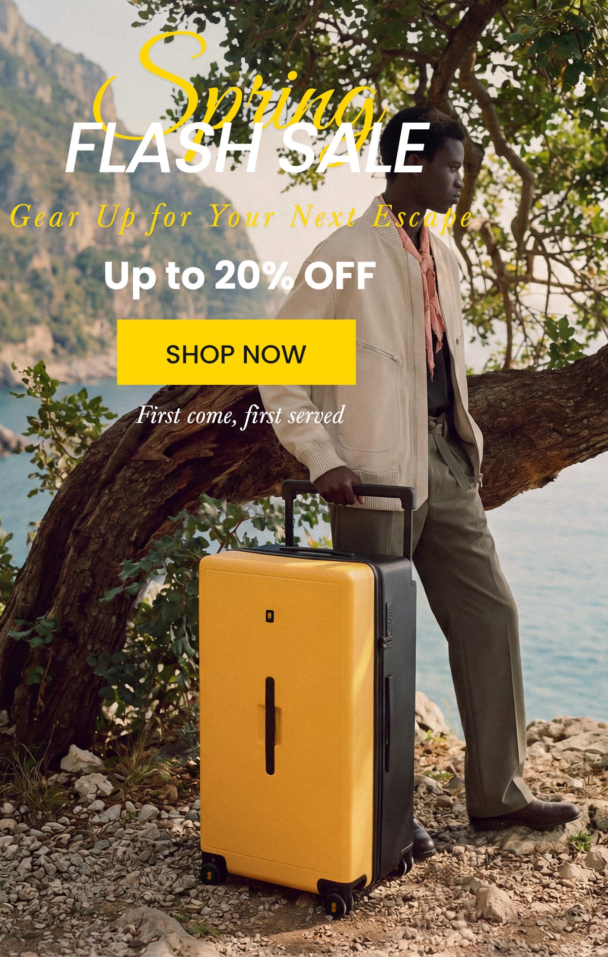 spring sale mobile banner.