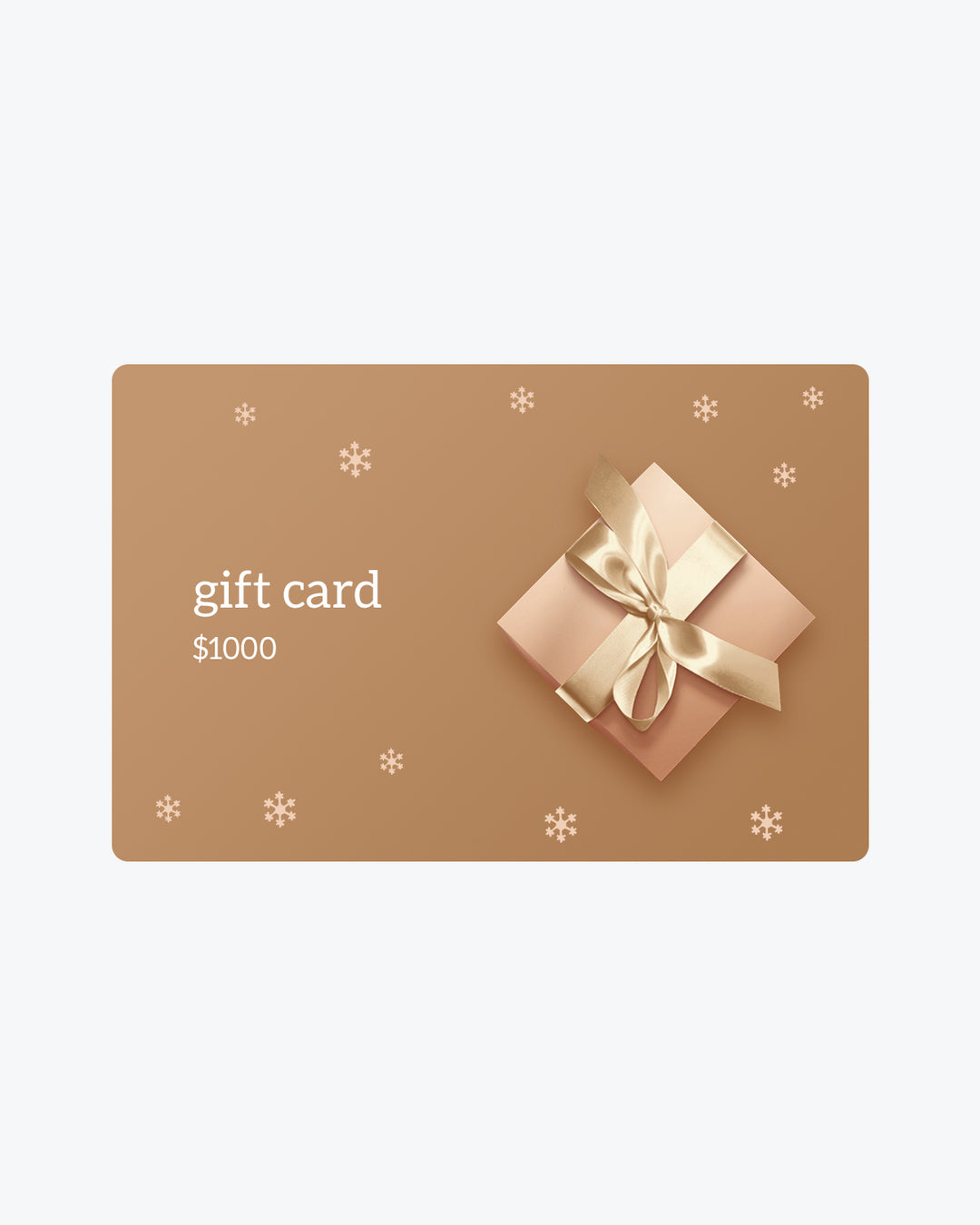 Gift card $1000