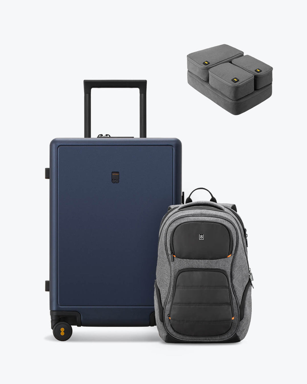 backpack and carry on luggage set