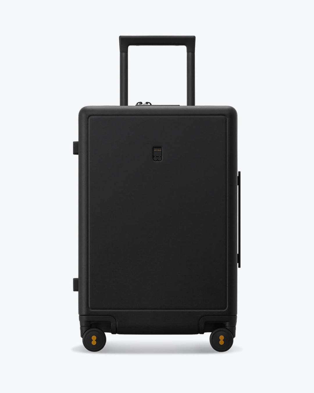 checked bag black